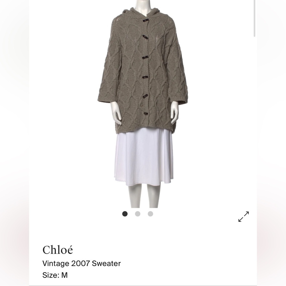 Vintage Chloe 2007 Taupe Sweater